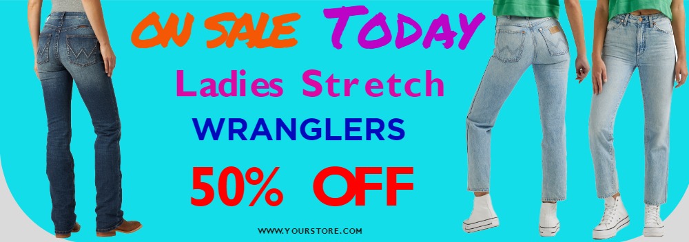Stretch Wrangler Jeans for Women On Sale
